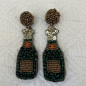 Champagne earrings!
